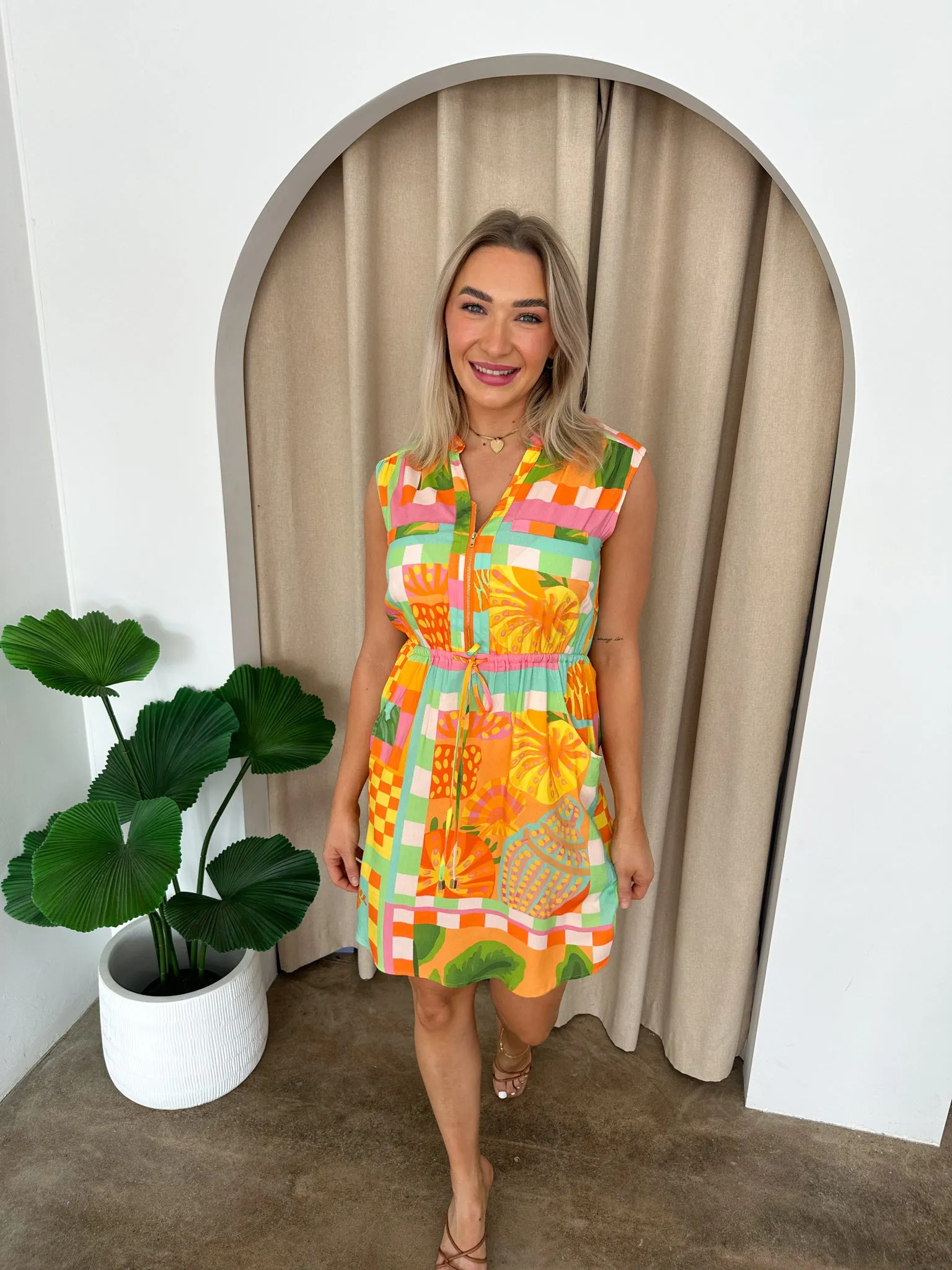 Rosie Dress -Tropical
