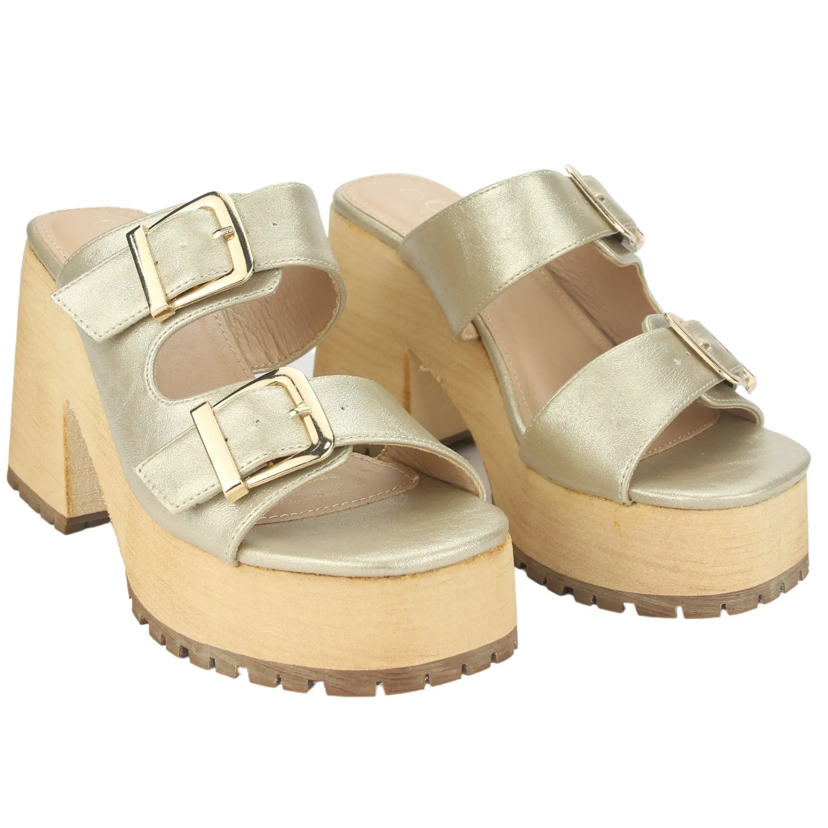 Sandalia Chalada Mujer Viva-5 Dorado Casual