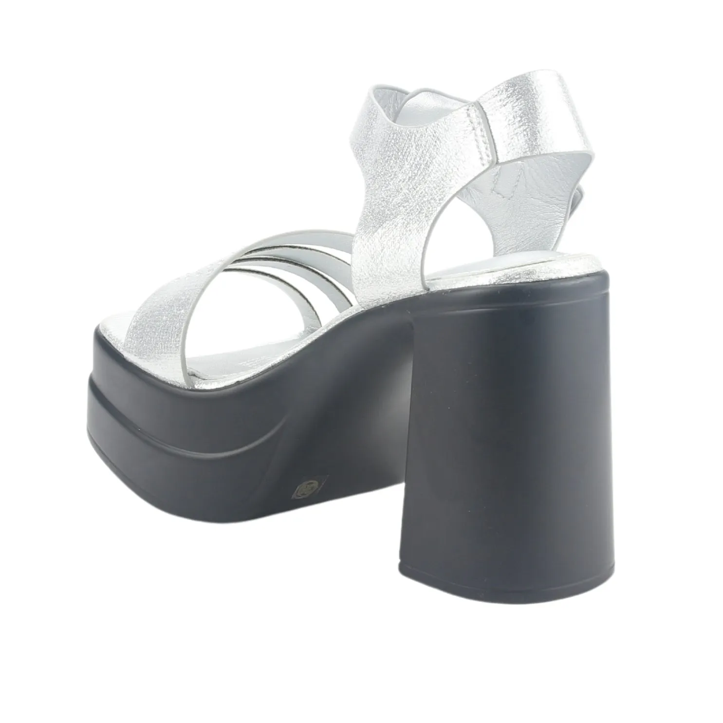 Sandalia Chalada Mujer Vizze-2 Plateado Casual