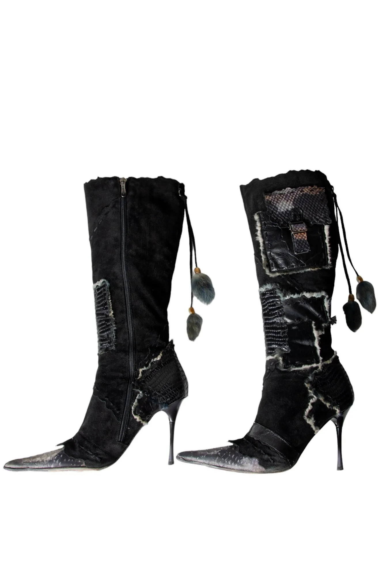 Suede Fur Boots