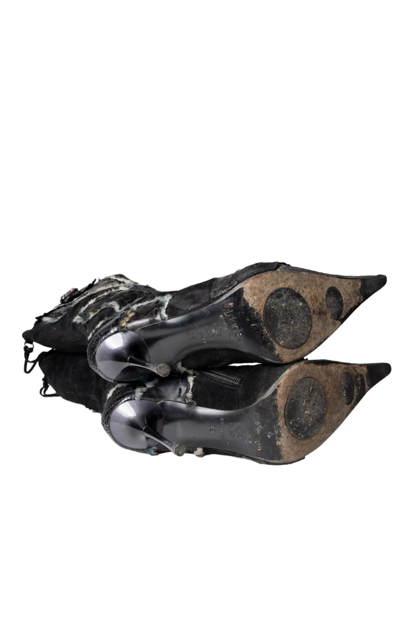 Suede Fur Boots