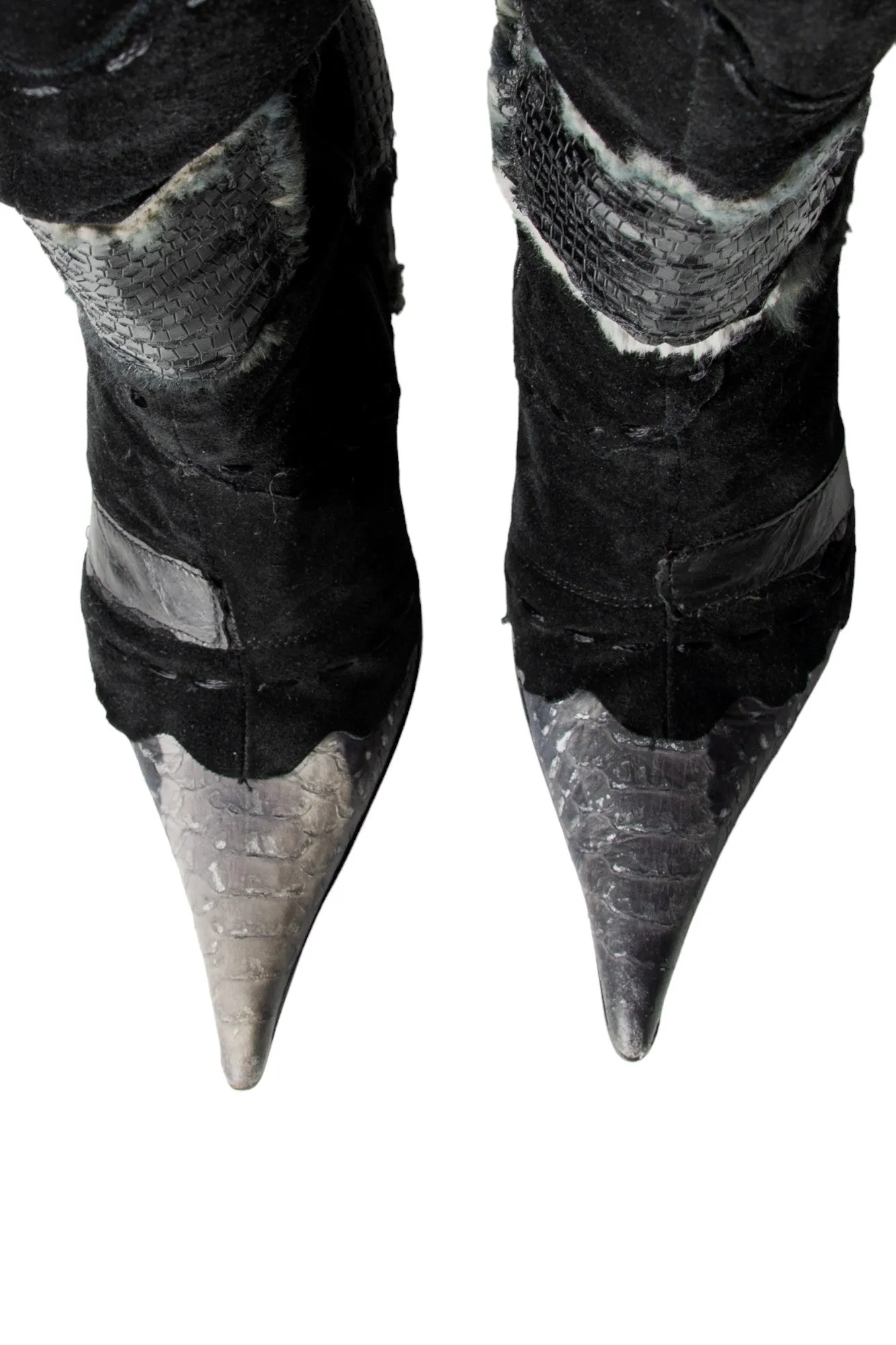 Suede Fur Boots