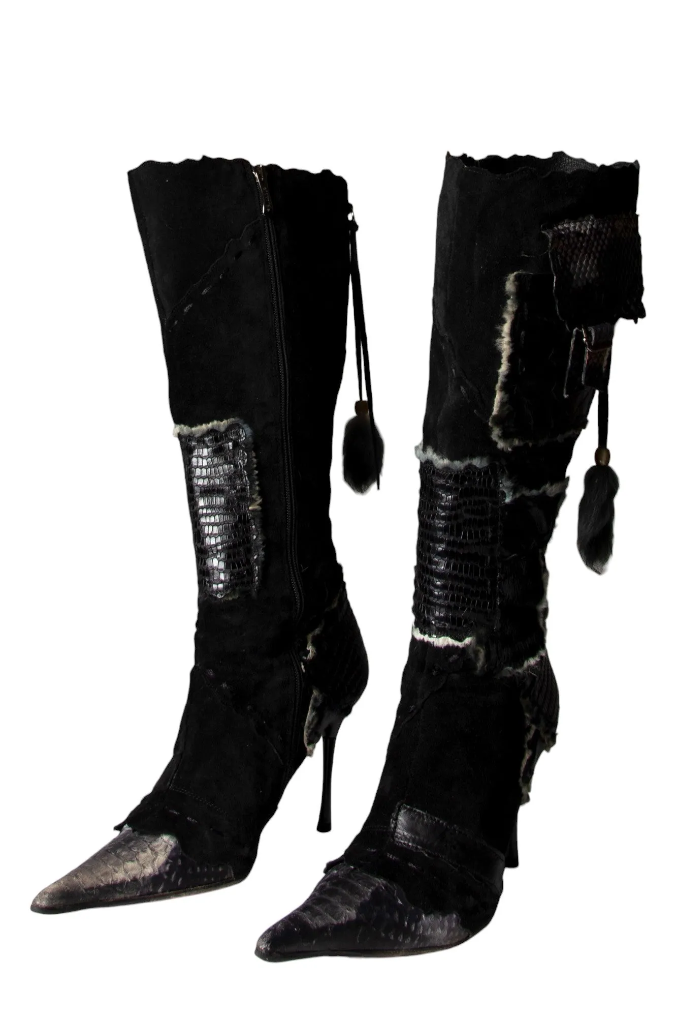 Suede Fur Boots