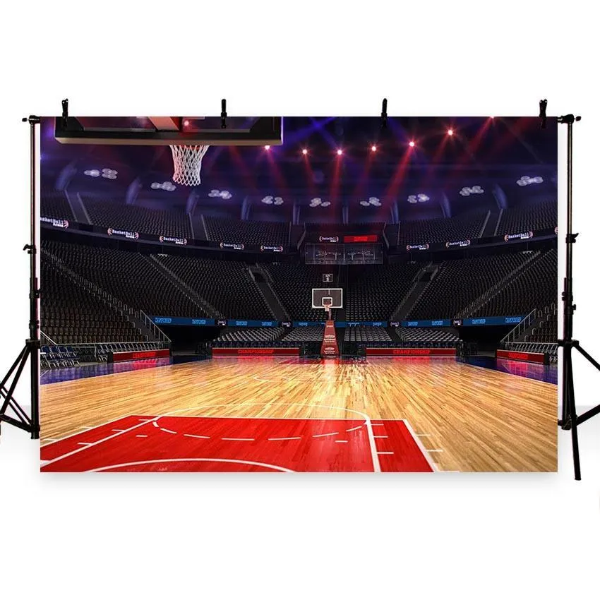 Toile de fond de basket-ball pour photographie de club de sport G-287