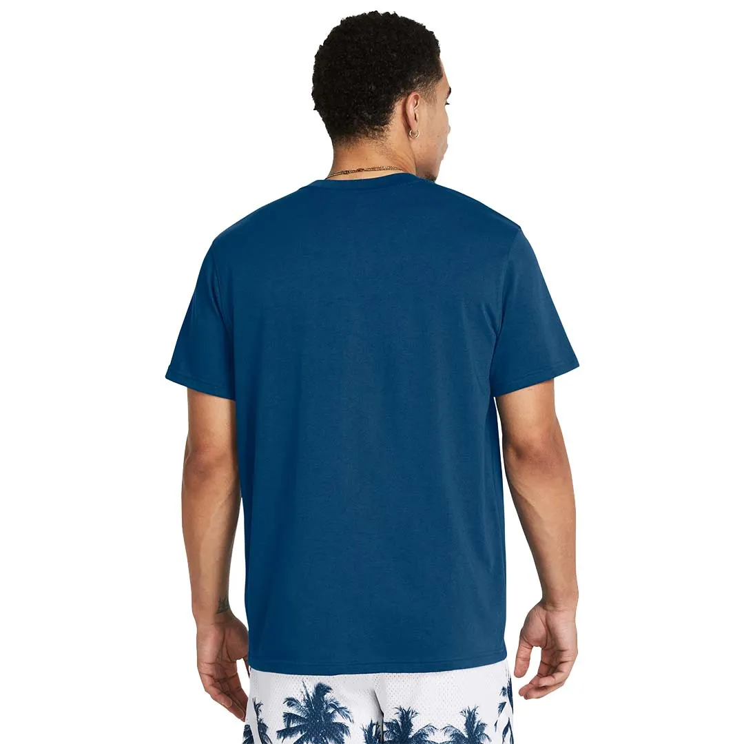 UA Men Curry Embroidered Splash T-Shirt | 1383379