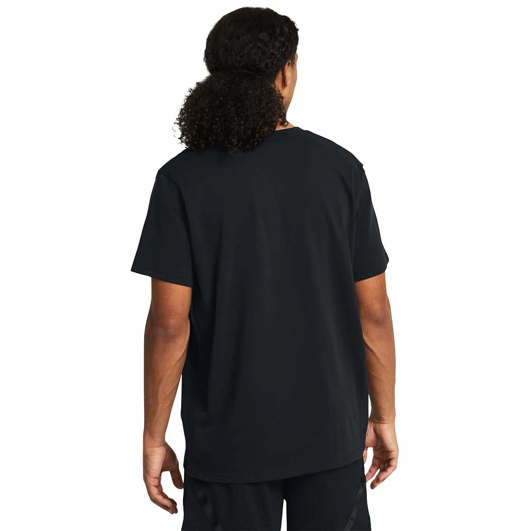 UA Men Curry Embroidered Splash T-Shirt | 1383379