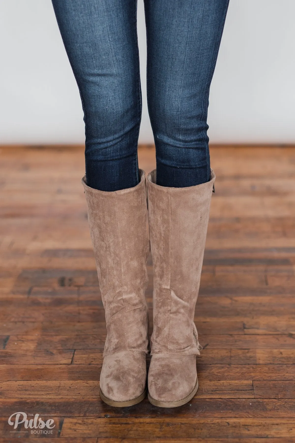 Very G Unstructured Boots- Taupe