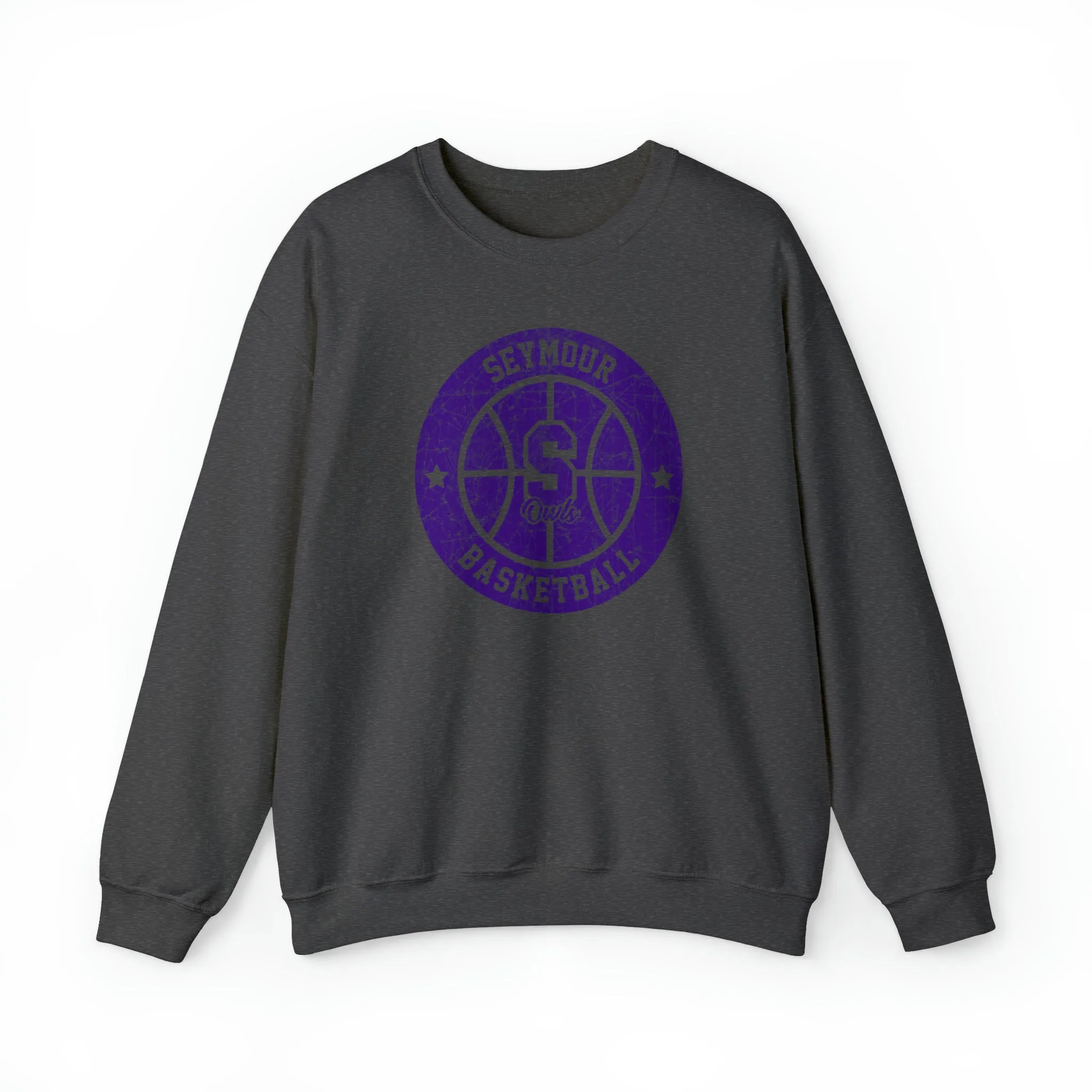 Vintage Seymour Basketball Unisex Heavy Blend™ Crewneck Sweatshirt