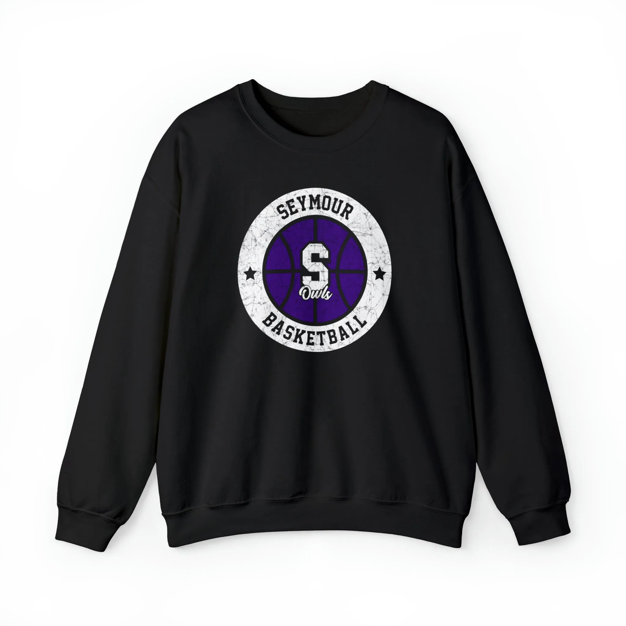 Vintage Seymour Basketball Unisex Heavy Blend™ Crewneck Sweatshirt