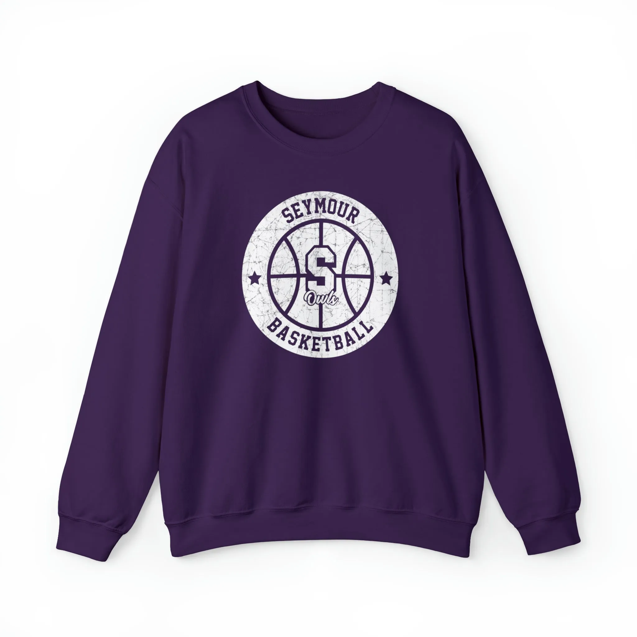 Vintage Seymour Basketball Unisex Heavy Blend™ Crewneck Sweatshirt