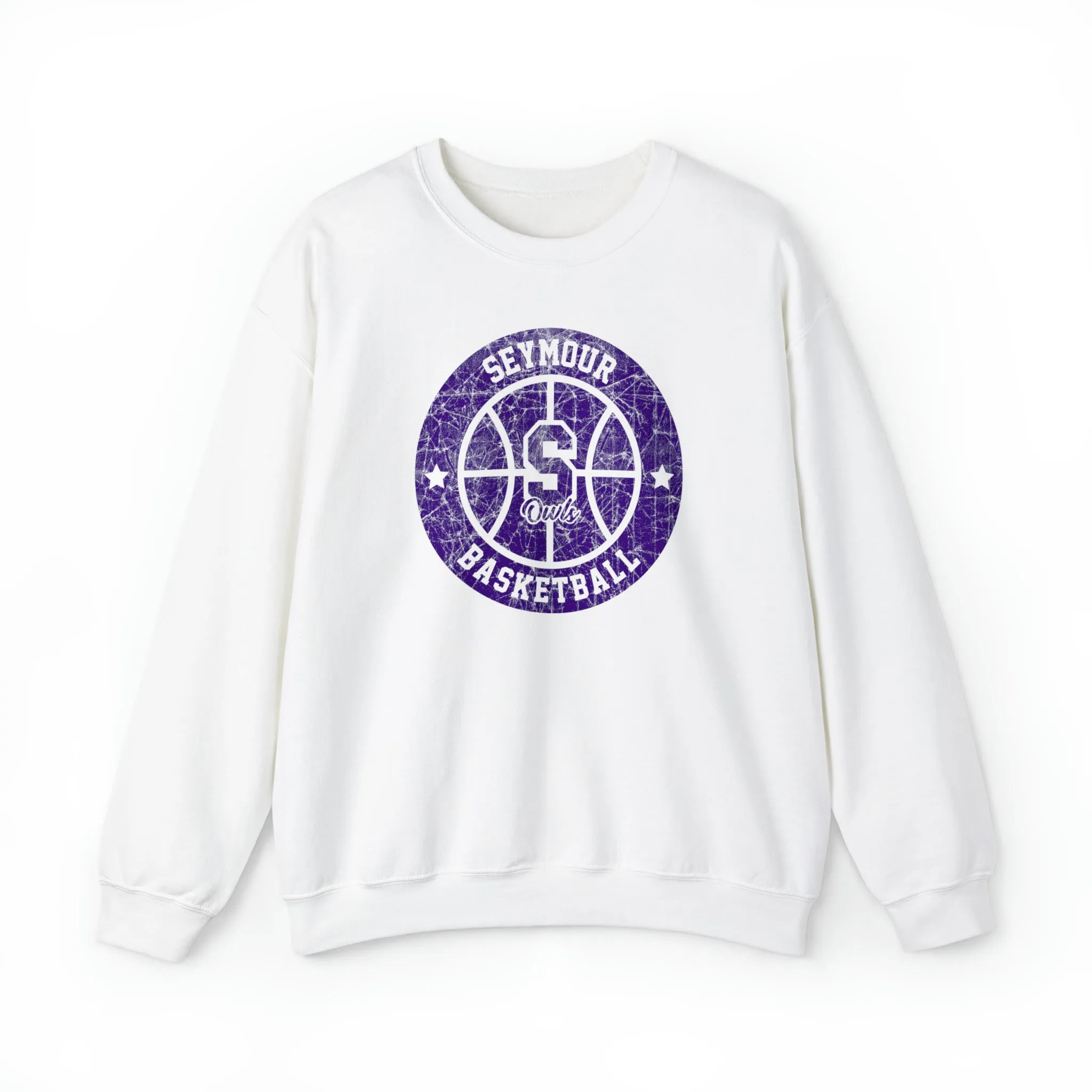 Vintage Seymour Basketball Unisex Heavy Blend™ Crewneck Sweatshirt