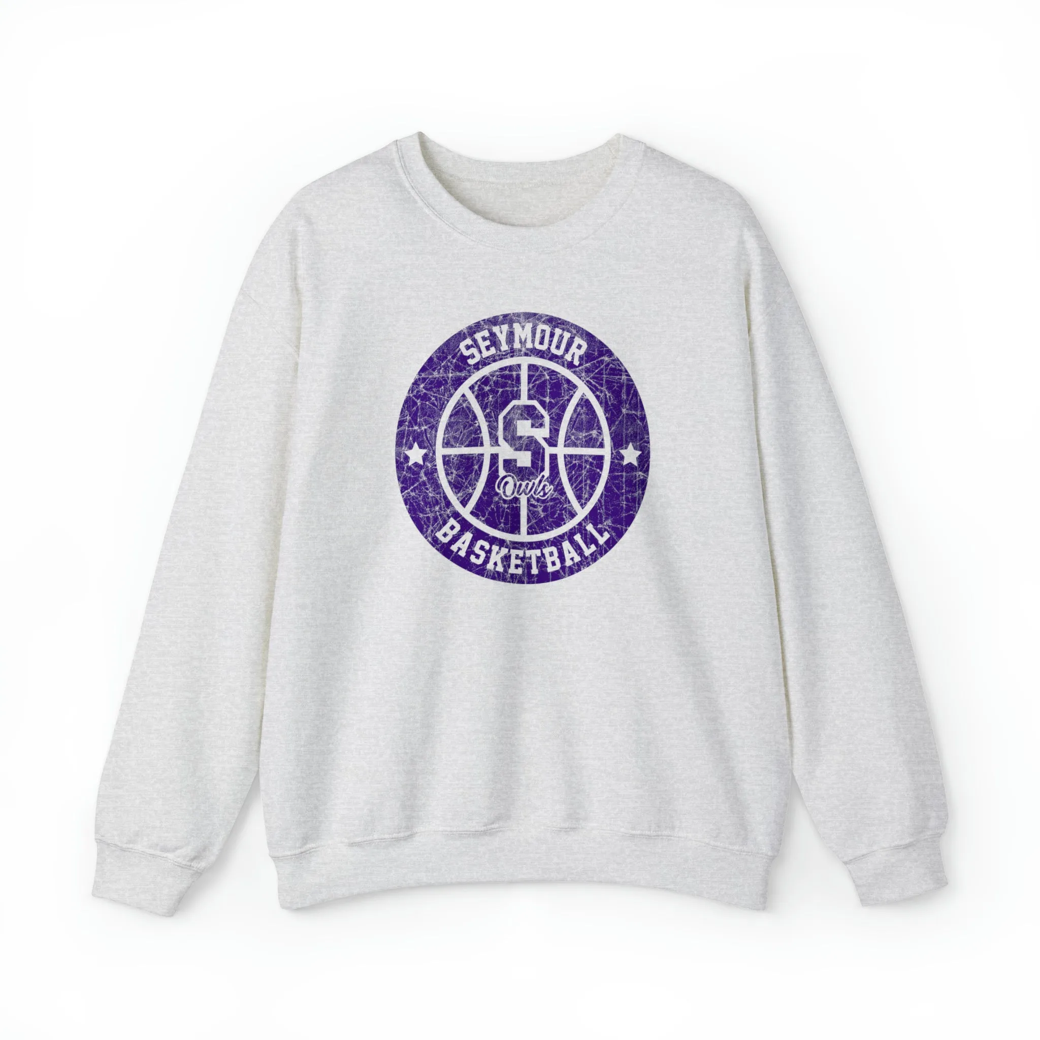 Vintage Seymour Basketball Unisex Heavy Blend™ Crewneck Sweatshirt