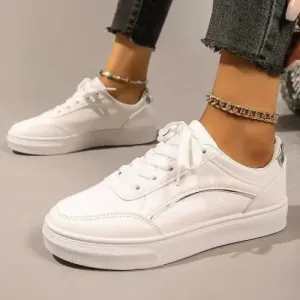 White Leather Sneakers