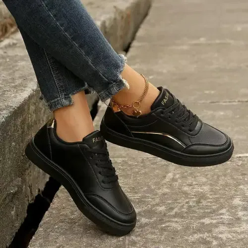 White Leather Sneakers