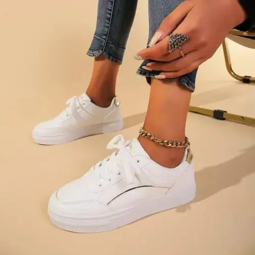 White Leather Sneakers