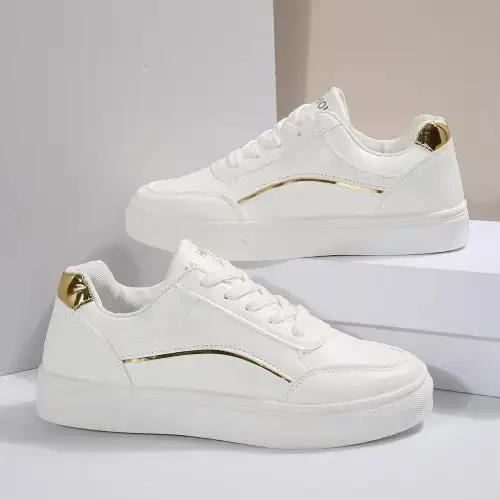 White Leather Sneakers